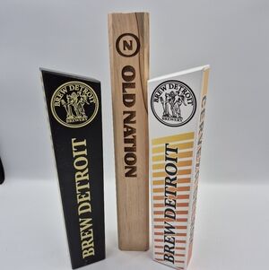 Brew Detroit and Old Nation Tap Handles